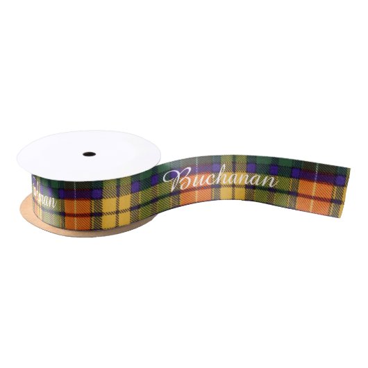 Buchanan clan Pset Scottish tartan Satijnen Lint (Spoel)