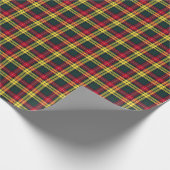 Buchanan Clan Tartan Cadeaupapier (Hoek)