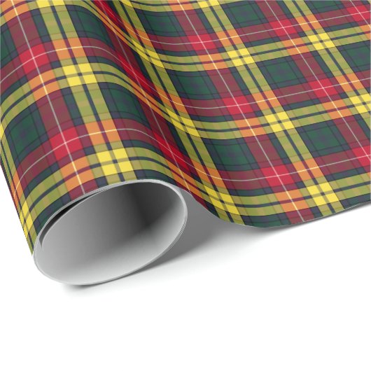 Buchanan Clan Tartan Cadeaupapier (Rol Hoek)
