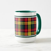 Buchanan Clan Tartan Mok (Voorkant rechts)