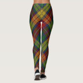Buchanan Clan Tartan Patroon Leggings (Achterkant)