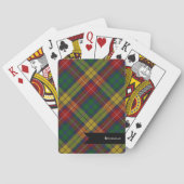 Buchanan Clan Tartan Patroon Pokerkaarten (Achterkant)