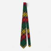 Buchanan Clan Tartan Patroon Stropdas (Voorkant)