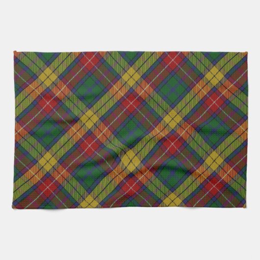 Buchanan Clan Tartan Patroon Theedoek (Horizontaal)