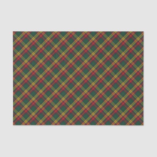 Buchanan Clan Tartan Patroon Tissuepapier (Voorkant)