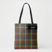 Buchanan Clan Tartan Patroon Tote Bag (Voorkant)