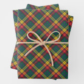 Buchanan Clan Tartan Plaid Christmas Inpakpapier Vel (In situ)