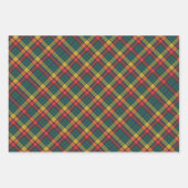 Buchanan Clan Tartan Plaid Christmas Inpakpapier Vel (Voorkant)