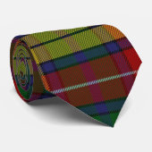 Buchanan Clan Tartan Plaid Erfgoed Stropdas (Opgerold)