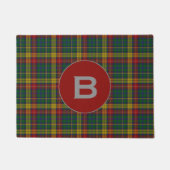 Buchanan Clan Tartan Pset door Mat (Voorkant)