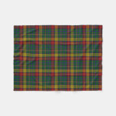 Buchanan Clan Tartan Pset Fleece Blanket (Voorkant (Horizontaal))