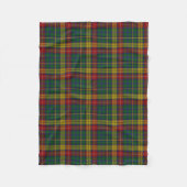 Buchanan Clan Tartan Pset Fleece Blanket (Voorkant)