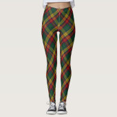 Buchanan Clan Tartan Pset Patroon Kleiner Leggings (Voorkant)