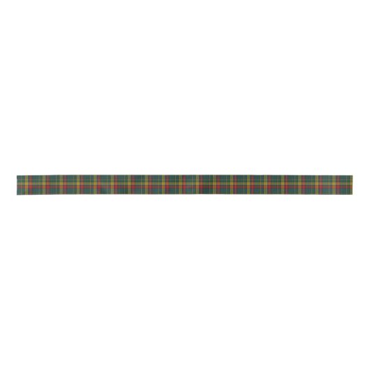 Buchanan Clan Tartan Pset Ribbon Satijnen Lint (Voorkant)