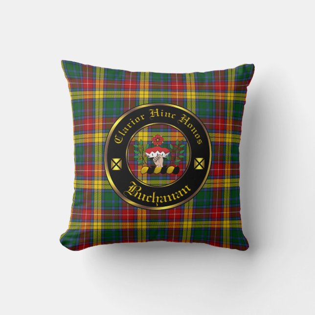 Buchanan Clan & Tartan Sierkussennen Kussen (Voorkant)