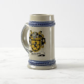 Buchanan Coat of Arms Stein - Familiecrest Bierpul (Voorkant links)