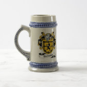 Buchanan Coat of Arms Stein - Familiecrest Bierpul (Links)