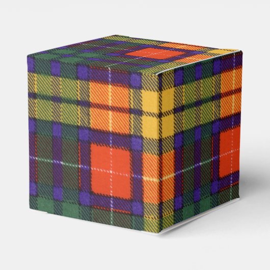 Buchanan familie clan Plaid Schotse kilt tartan Bedankdoosjes (Achterkant)
