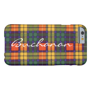 Buchanan Family clan Pset Scottish kilt tartan Barely There iPhone 6 Hoesje