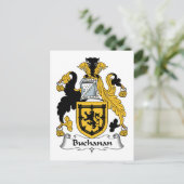 Buchanan Family Crest Briefkaart (Staand voorkant)