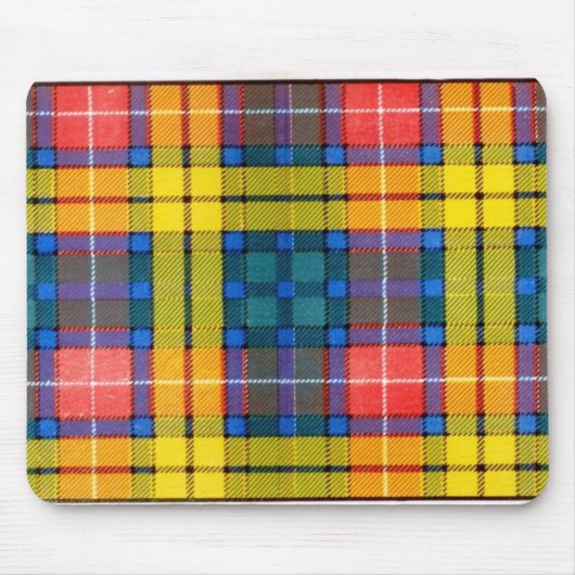 BUCHANAN FAMILY TARTAN MUISMAT (Voorkant)