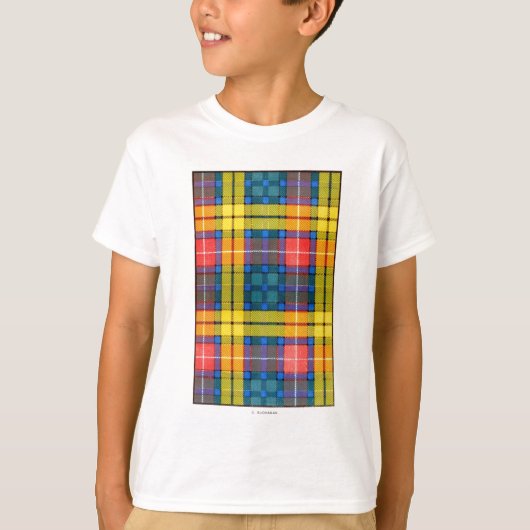 BUCHANAN FAMILY TARTAN T-SHIRT (Voorkant)