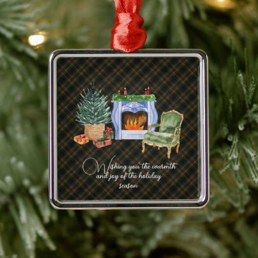 Buchanan Hunting Modern Original Scottish Tartan Metalen Ornament (Boom)