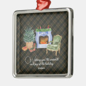 Buchanan Hunting Modern Original Scottish Tartan Metalen Ornament (Links)