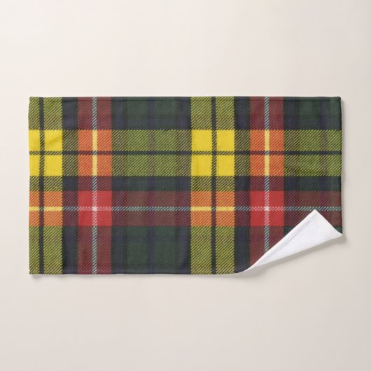 Buchanan Modern Original Scottish Tartan Bad Handdoek (Handdoek)