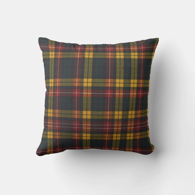 Buchanan Modern Tartan Kussen (Achterkant)