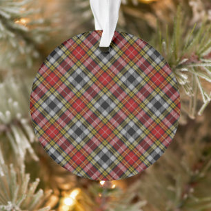 Buchanan Oude Jurk Tartan Familie Plaid Ornament