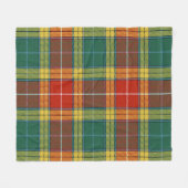 Buchanan Oude-Nederzetting Plaid Fleece Deken (Voorkant (Horizontaal))