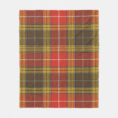 Buchanan Oude Set Verweerde Plaid Fleece Deken (Voorkant)