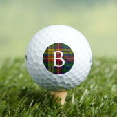 Buchanan Plaid Custom Monogram Golfballen (Insitu Shirt)