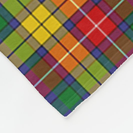 Buchanan Plaid Fleece Deken (Hoek)