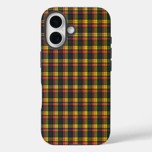 Buchanan Scottish Clan Tartan iPhone 16 Hoesje
