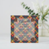Buchanan Scottish clan tartan - Pset Kaart (Staand voorkant)