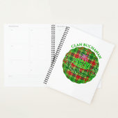 Buchanan Scottish Tartan Celtic Thistle Planner (Display)