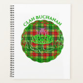 Buchanan Scottish Tartan Celtic Thistle Planner (Voorkant)