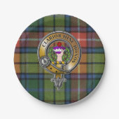 Buchanan Tartan & Badge Papieren Bordje (Voorkant)