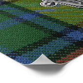 Buchanan Tartan & Badge Poster (Hoek)