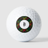 Buchanan Tartan Clan Pset Golf Balls Golfballen (Voorkant)