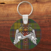 Buchanan Tartan Cross Sleutelhanger (Voorkant)
