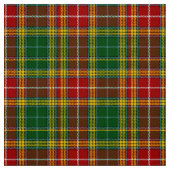 Buchanan Tartan Groen Rood Geel Plaid Stof (Swatch)