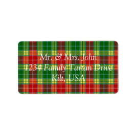 Buchanan Tartan Label