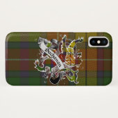 Buchanan Tartan Lion Case-Mate iPhone Case (Achterkant (horizontaal))