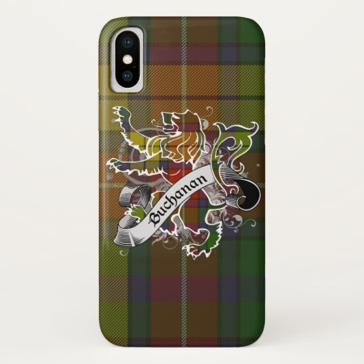 Buchanan Tartan Lion Case-Mate iPhone Case (Achterkant)