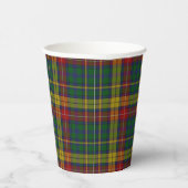 Buchanan Tartan Plaid Papier Cups Papieren Bekers (Rechts)