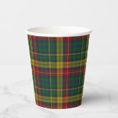 Buchanan Tartan Plaid Papier Cups Papieren Bekers (Voorkant)