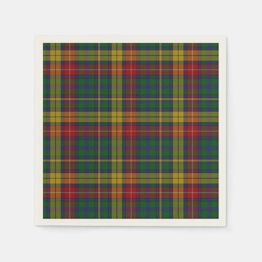 Buchanan Tartan Plaid Papieren servetten (Voorkant)